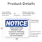 Signmission Hotel Guest Pool Entrance Only Please Be OSHA Notice Sign, Plastic, 18in W x 12in L, 2PK OS-2PACK-NS-P-1218-L-13537 - alternate 7